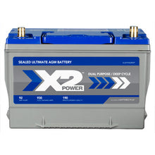 Front view of X2Power Group 27F 930CCA Premium AGM Car Battery – Vizopower
